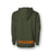 Pullover hoodie, Heavyweight Olive green with blaze logo 