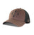 Outdoor hats, Brown full fabric hat, Black logo 