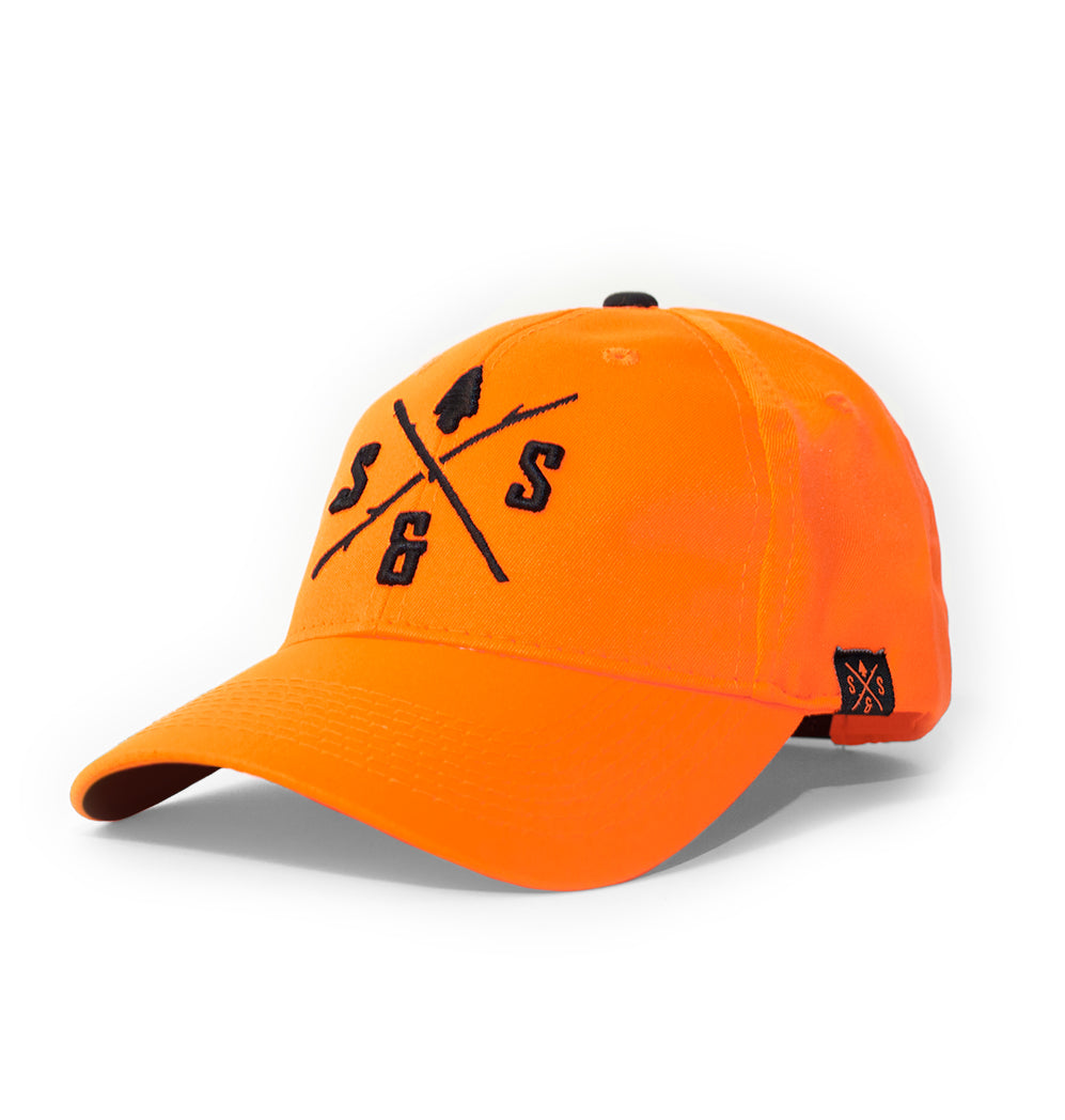 BLACK LOGO BLAZE HAT